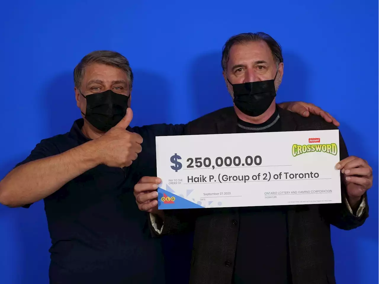 Longtime GTA pals hit it big after years playing lottery together