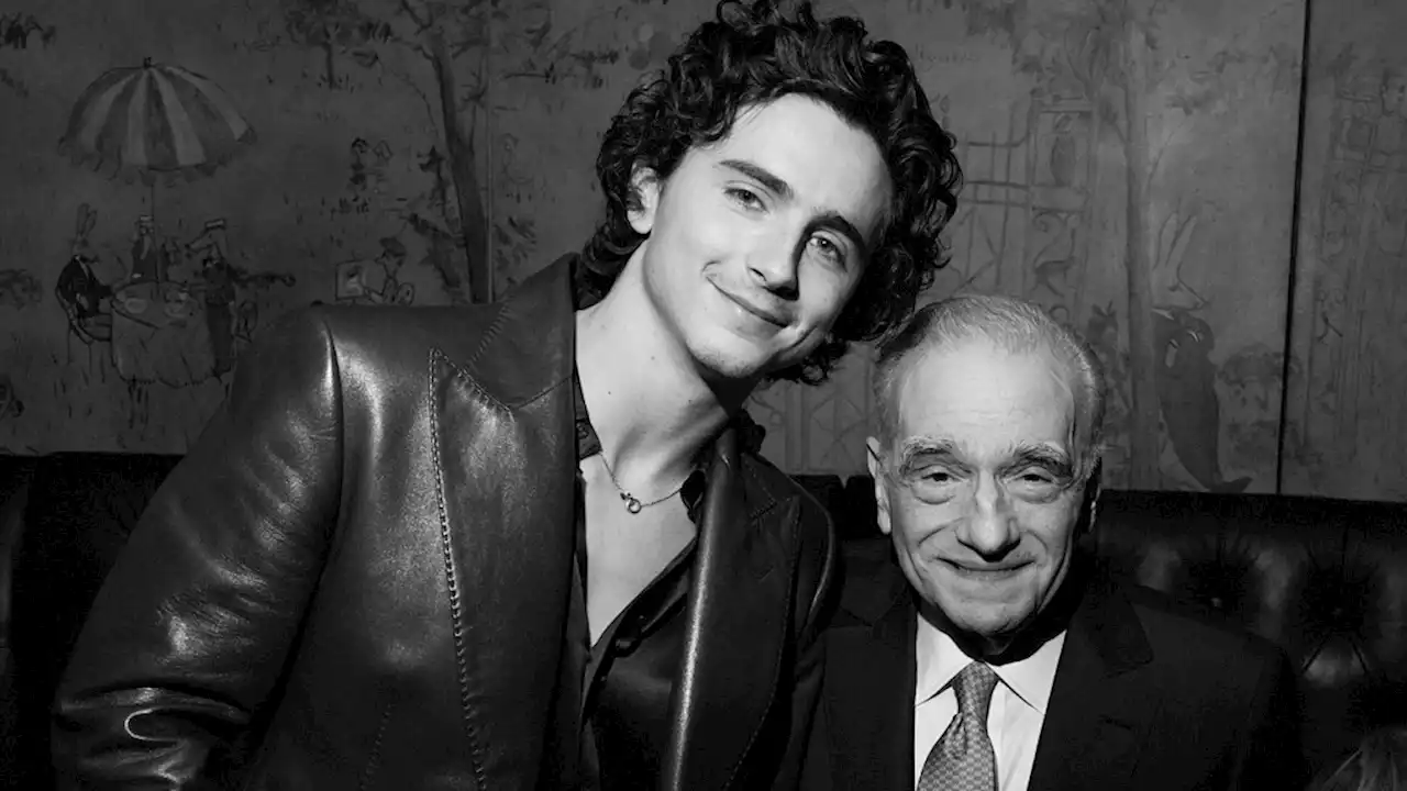 Timothée Chalamet and Martin Scorsese Catch up During Intimate Dinner to Celebrate Chanel Campaign