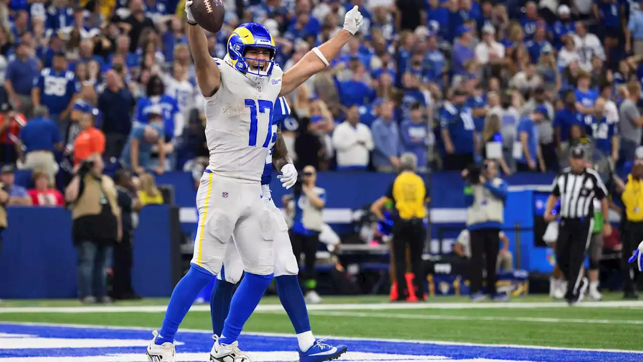 Puka Nacua scores first career TD to lead Rams past Colts in OT, cap historic start