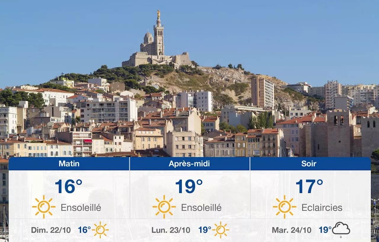 Météo Marseille: prévisions du samedi 21 octobre 2023