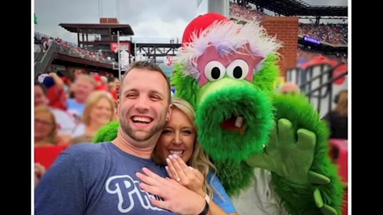 Got to love the Phillies: Couples incorporate the Fightins into their big day