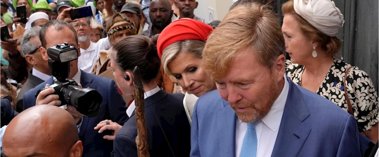 Dutch king, queen confronted by protesters on visit to South Africa slavery museum