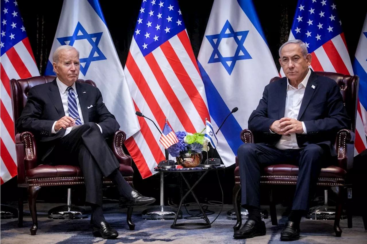 Biden urges US: Lead world against Hamas, Putin threats