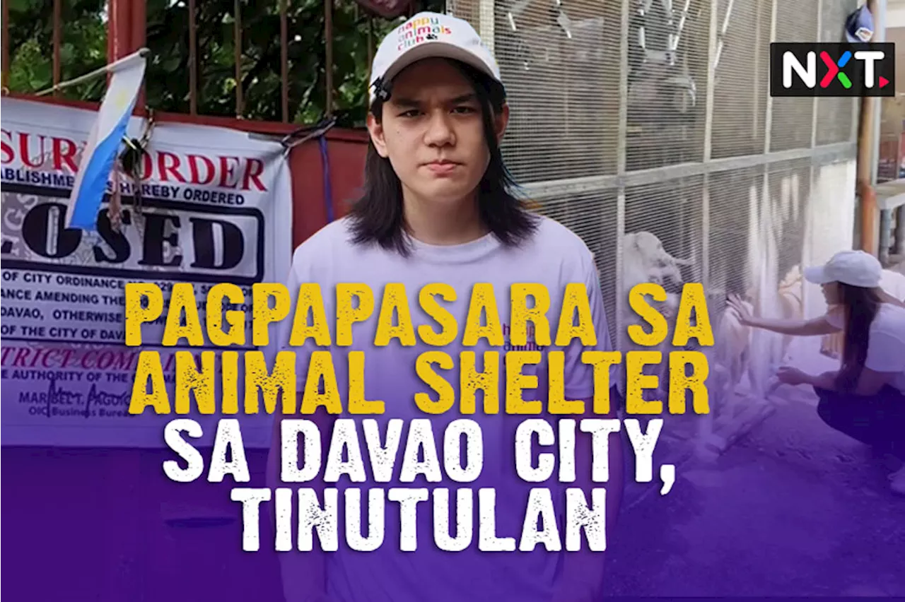 Pagpapasara sa animal shelter sa Davao City, tinutulan