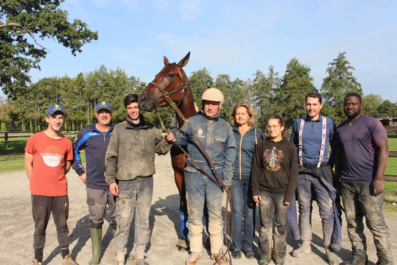 Dans le sanctuaire des chevaux de courses de l'écurie Baudouin près de Fougères