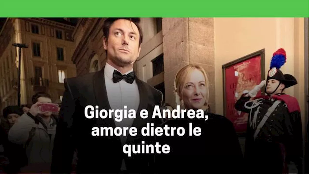 Giorgia e Andrea, amore dietro le quinte