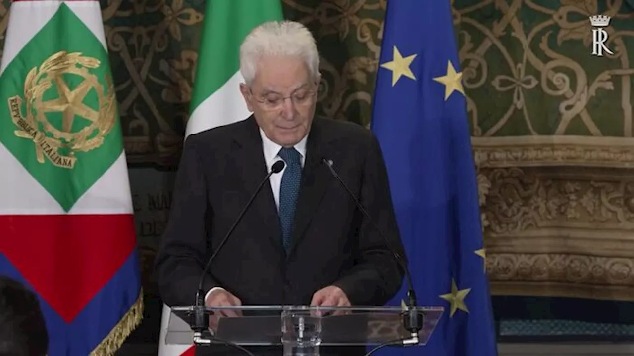 Mattarella: 'I germi di odio alimentano le minacce terroristiche'