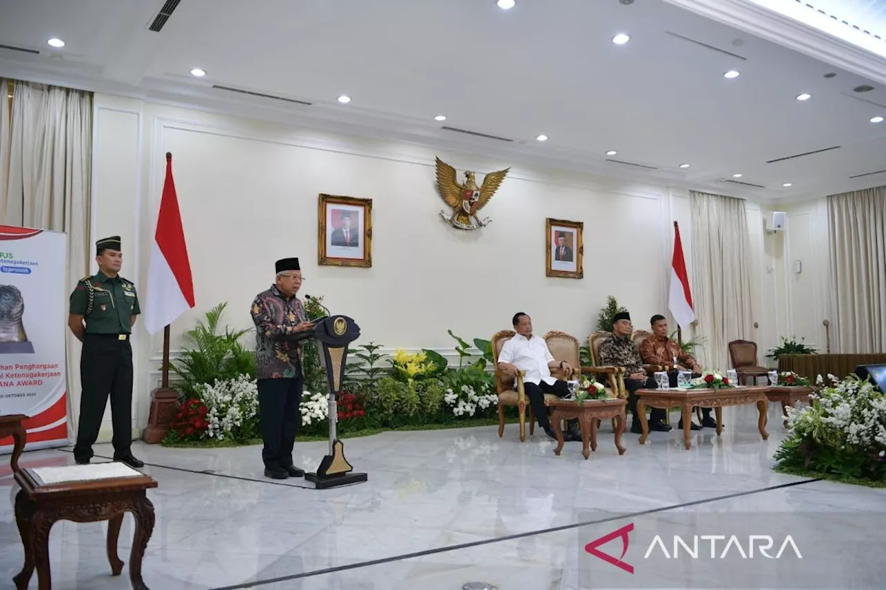 Wapres: Dukung perluasan kepesertaan Program Jamsos Ketenagakerjaan