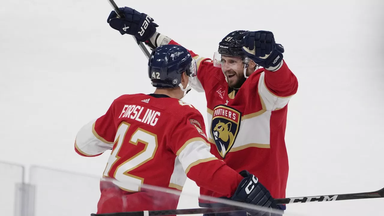 Panthers beat Maple Leafs 3-1 in home-opening playoff rematch