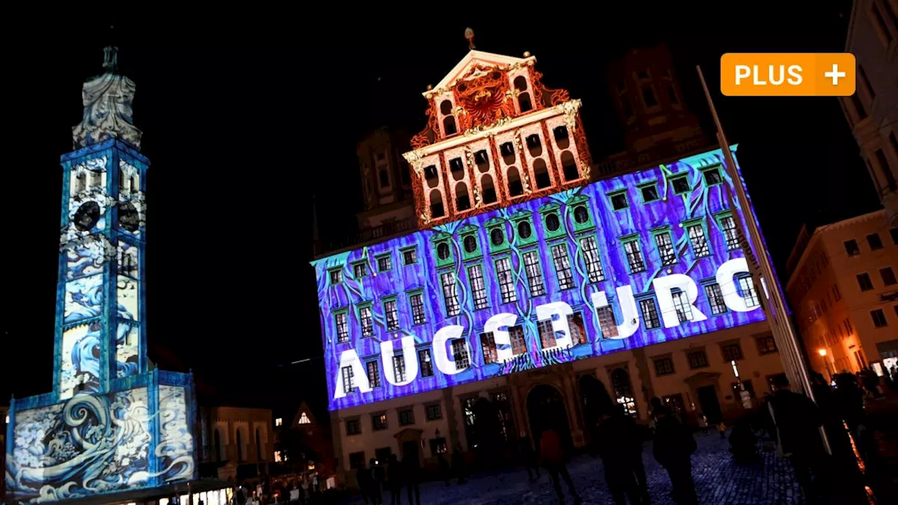 Generalprobe für die Light Night: So leuchtet Augsburg heute Abend