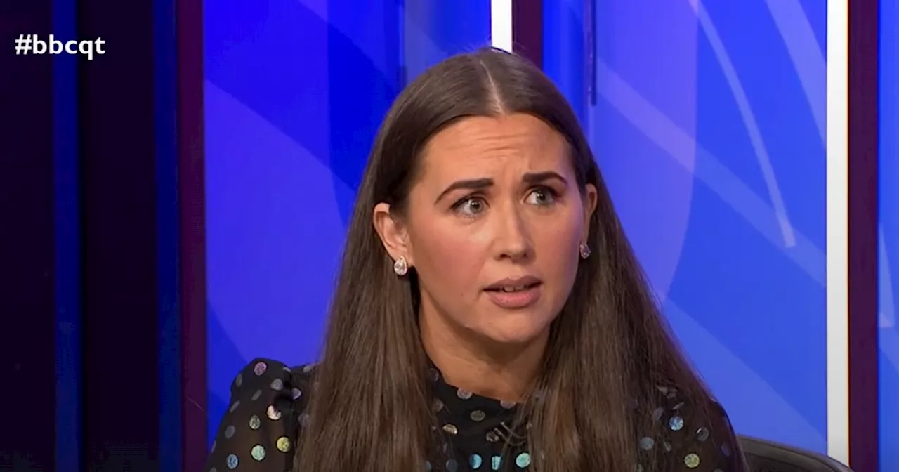 Sorcha Eastwood tears into Jeffrey Donaldson with his own words on Question Time