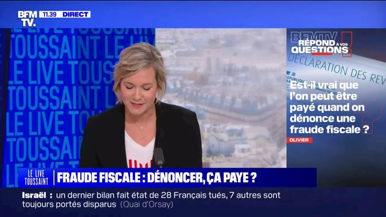 Est-il vrai que l'on peut être payé quand on dénonce une fraude fiscale? BFMTV répond à vos questions
