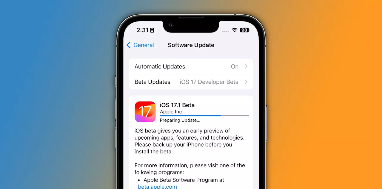 iOS 17.1 RC 2 now available to developers as we wish Apple would fix this issue