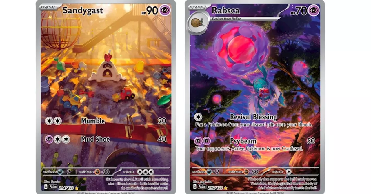 Cards Of Pokémon TCG: Paldea Evolved Part 47: Sandygast & Rabsca