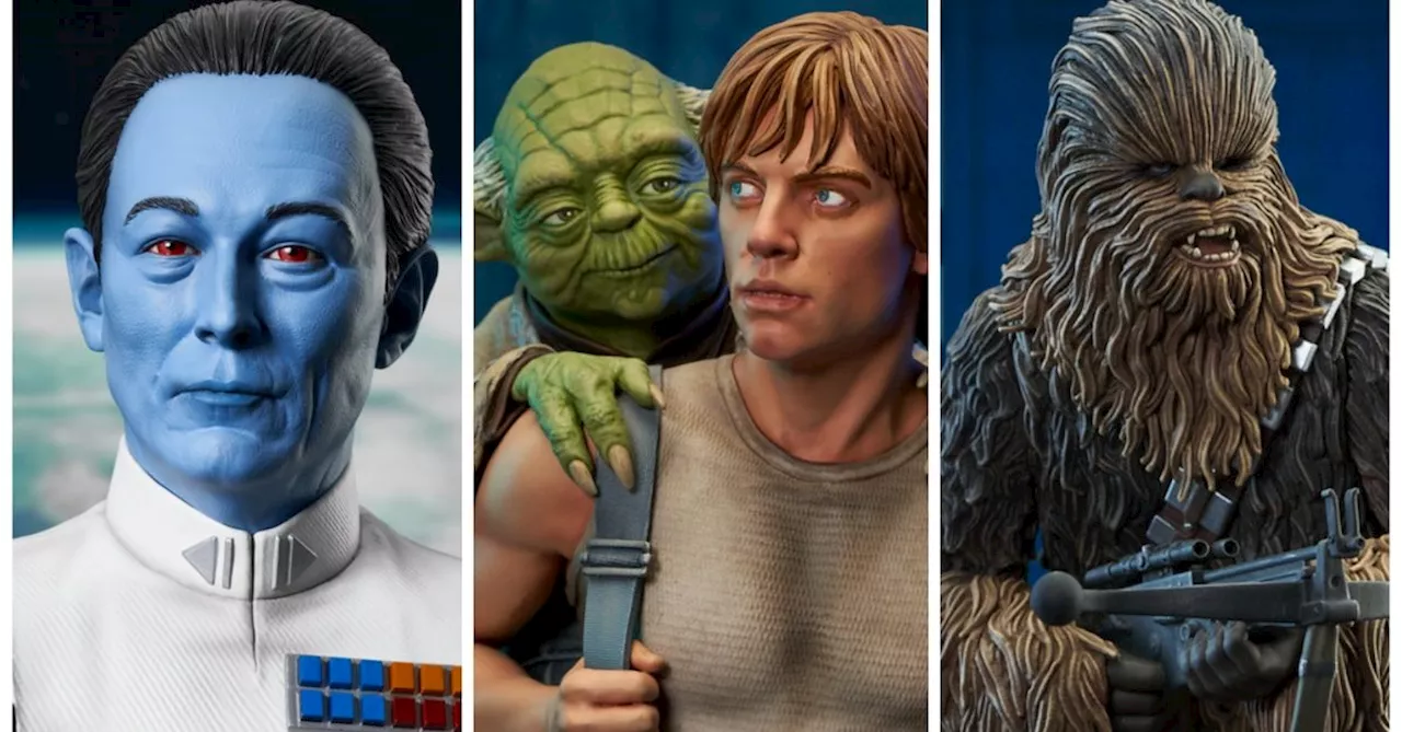 Travel Across the Galaxy with Gentle Giant's New Star Wars Statues