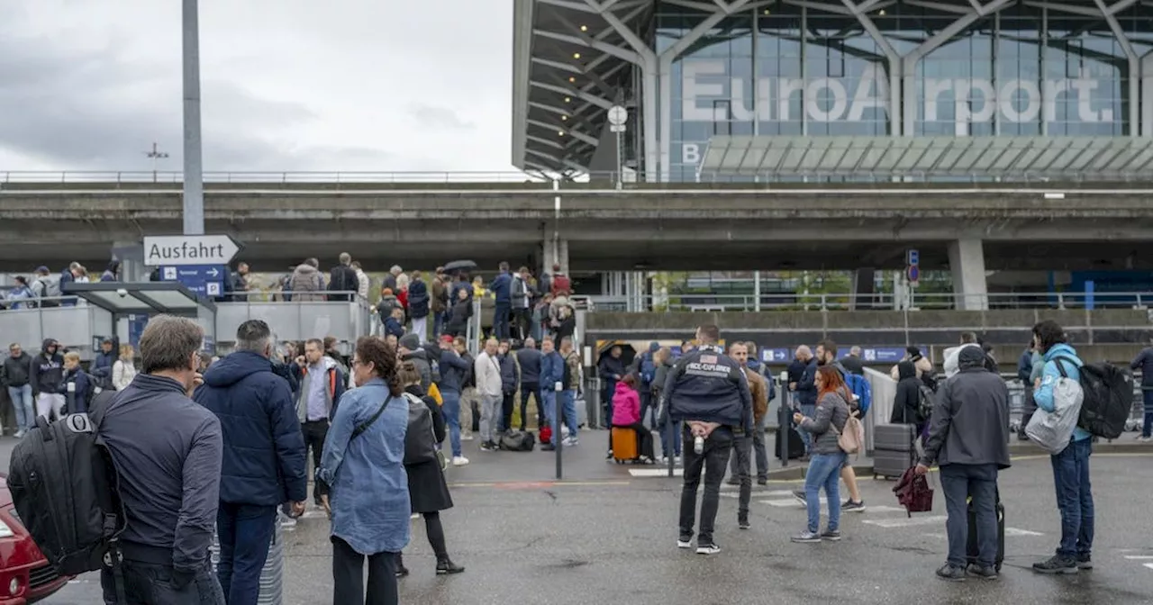 Euroairport nach Bombenalarm und mehrstündiger Sperre wieder offen