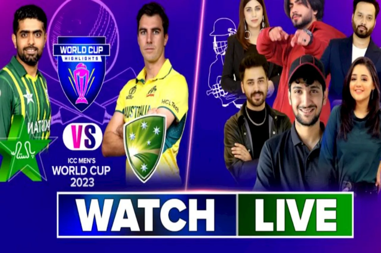 PAKISTAN vs AUSTRALIA 18th Match Live | Watch World Cup 2023 Live Transmission with Laraib Khalid & Maaz Safder