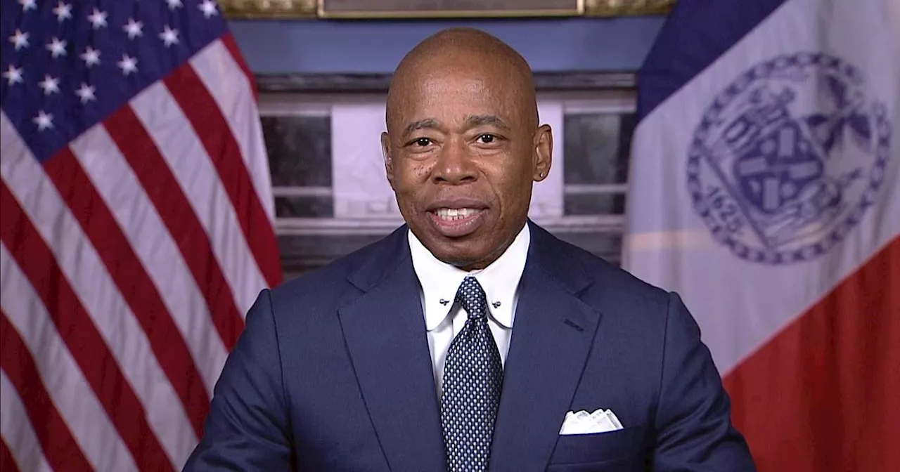 Mayor Eric Adams tells CBS New York 'we're thriving,' as New York City reaches new high in total jobs