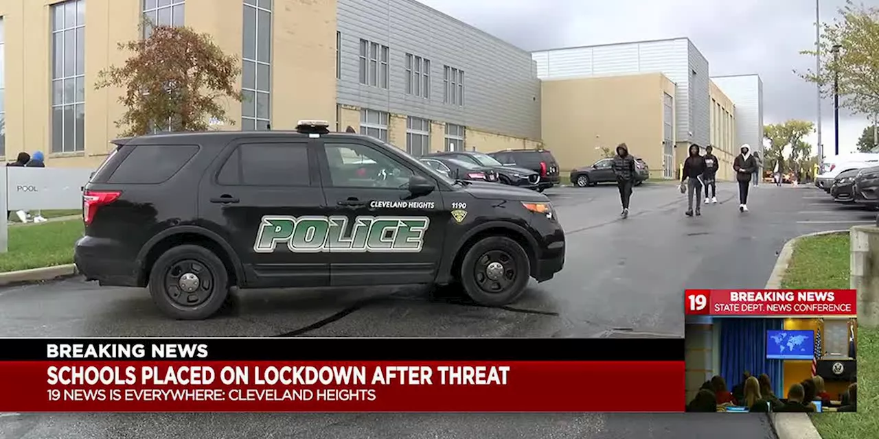 Cleveland Heights High School, Monticello Middle School placed on lockdown due to threats