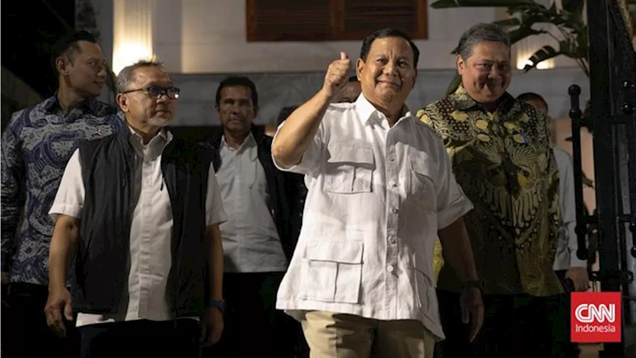 Prabowo Sambangi Rumah Dinas Zulkifli Hasan Malam Ini, AHY Ikut