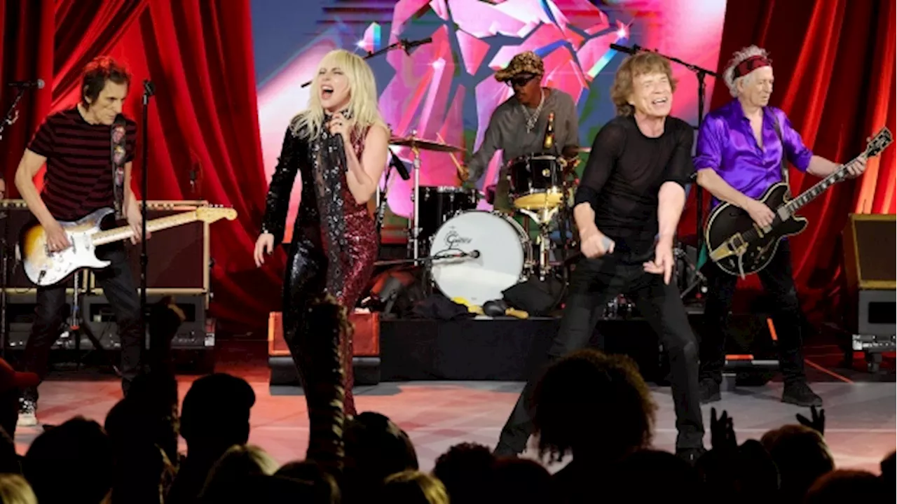 Rolling Stones perform star-studded surprise set at album release party