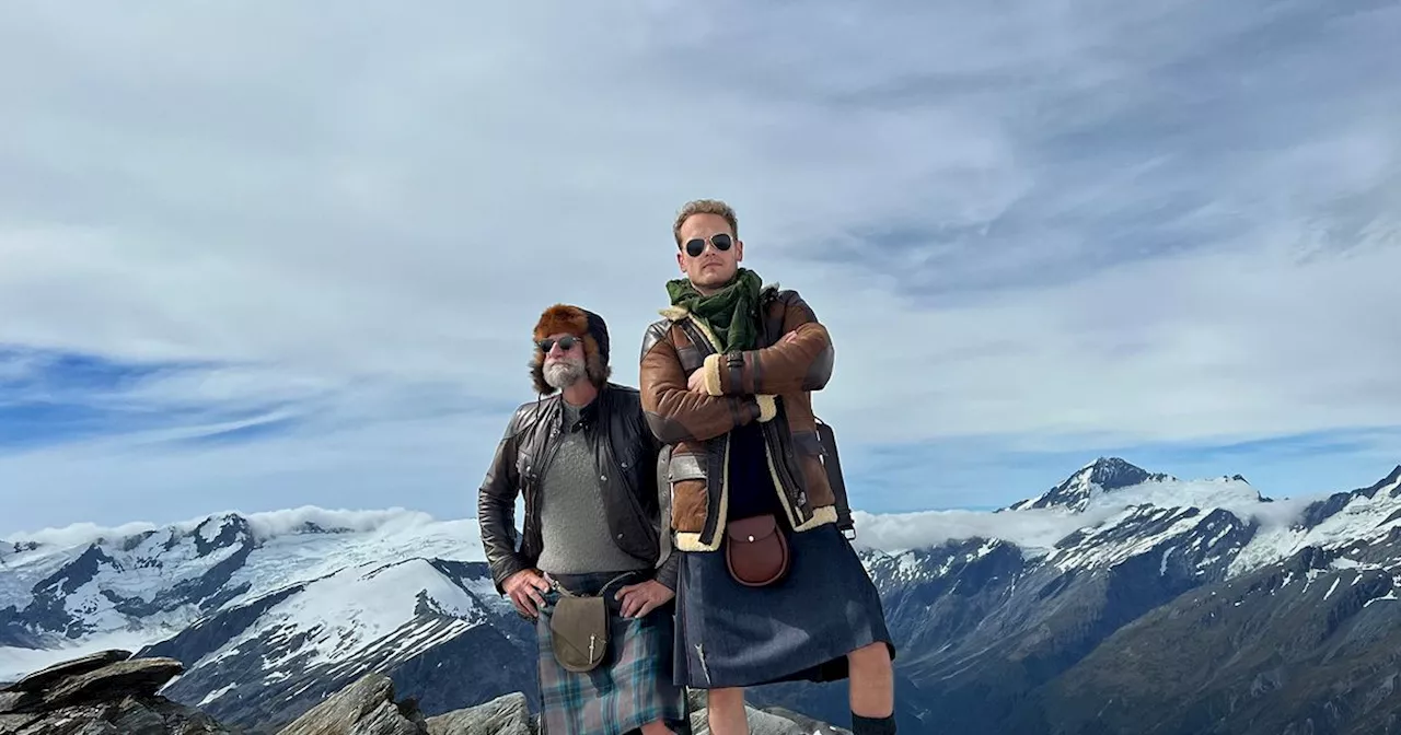 Sam Heughan says he went commando on a glacier while filming in New Zealand