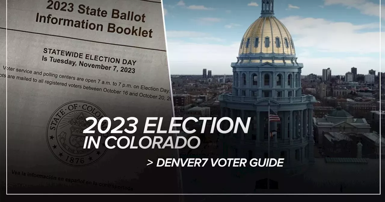 Colorado voter guide 2023 A look at the key issues on the November