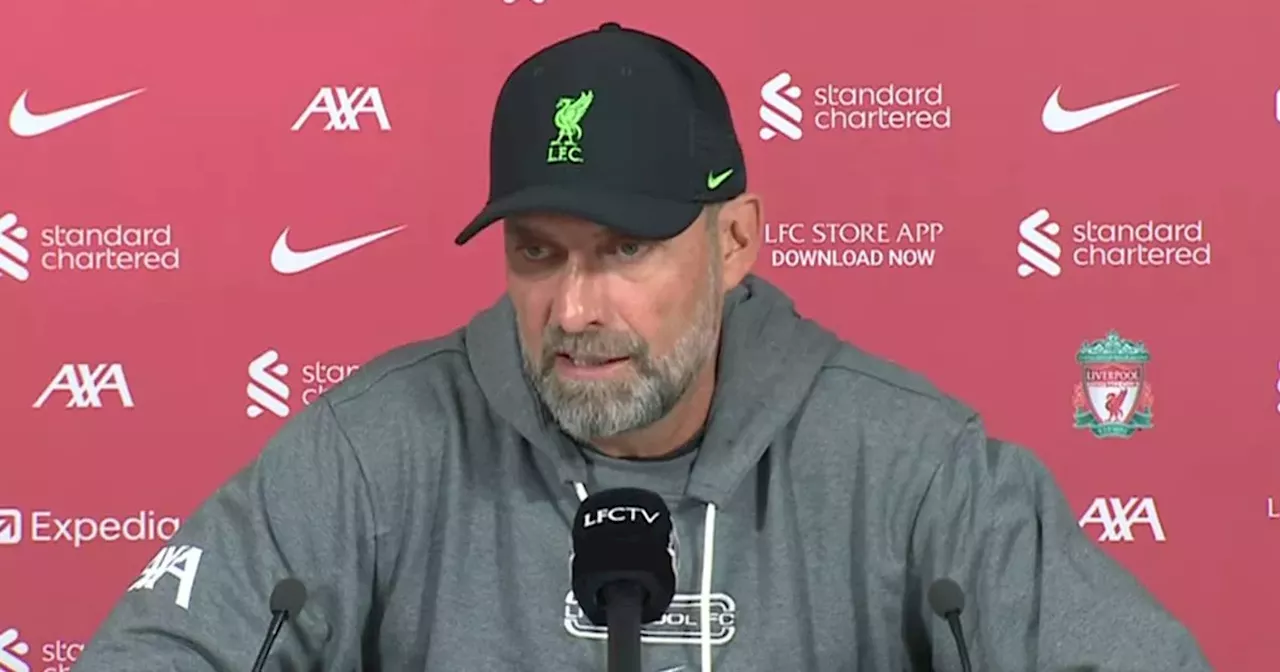 Jurgen Klopp press conference LIVE - Andy Robertson update and latest Liverpool injury news