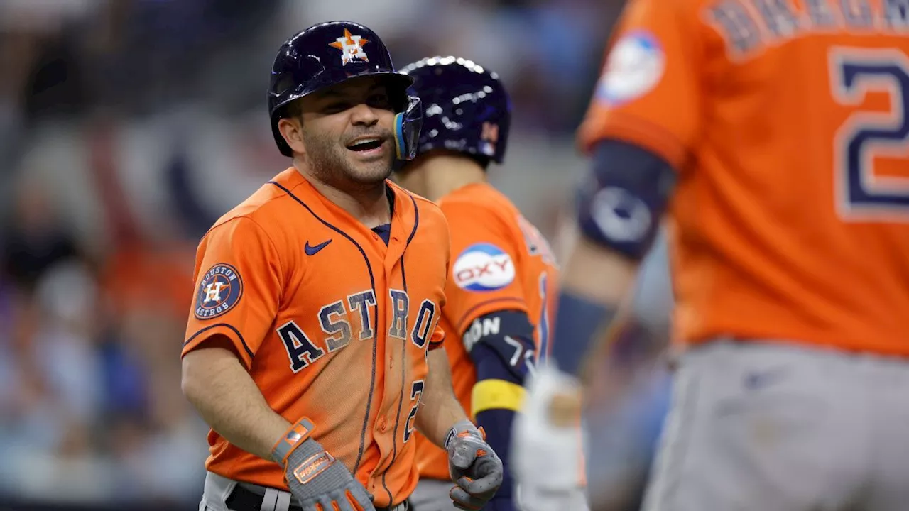 Jose Altuve, in 100th playoff game, sparks Astros in Game 4 of ALCS