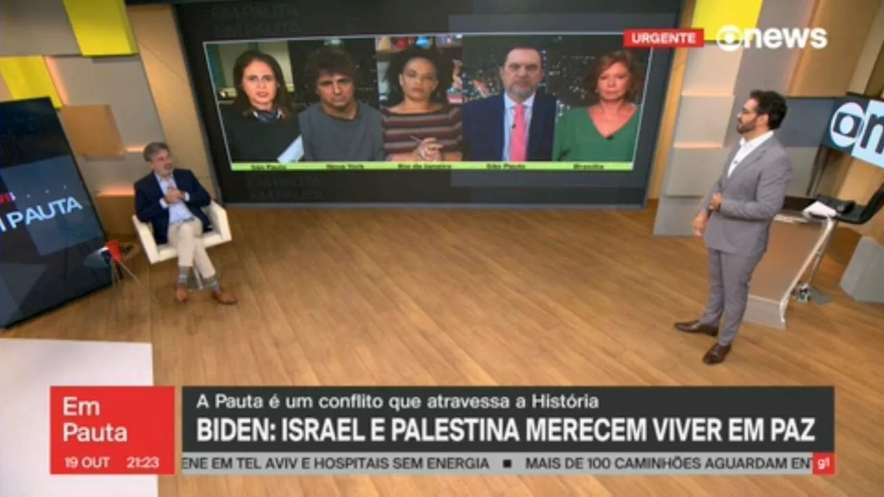 Biden 'prepara sua defesa para pedir dinheiro ao Congresso' ao falar sobre comprometimento com palestinos, diz Maria Cristina