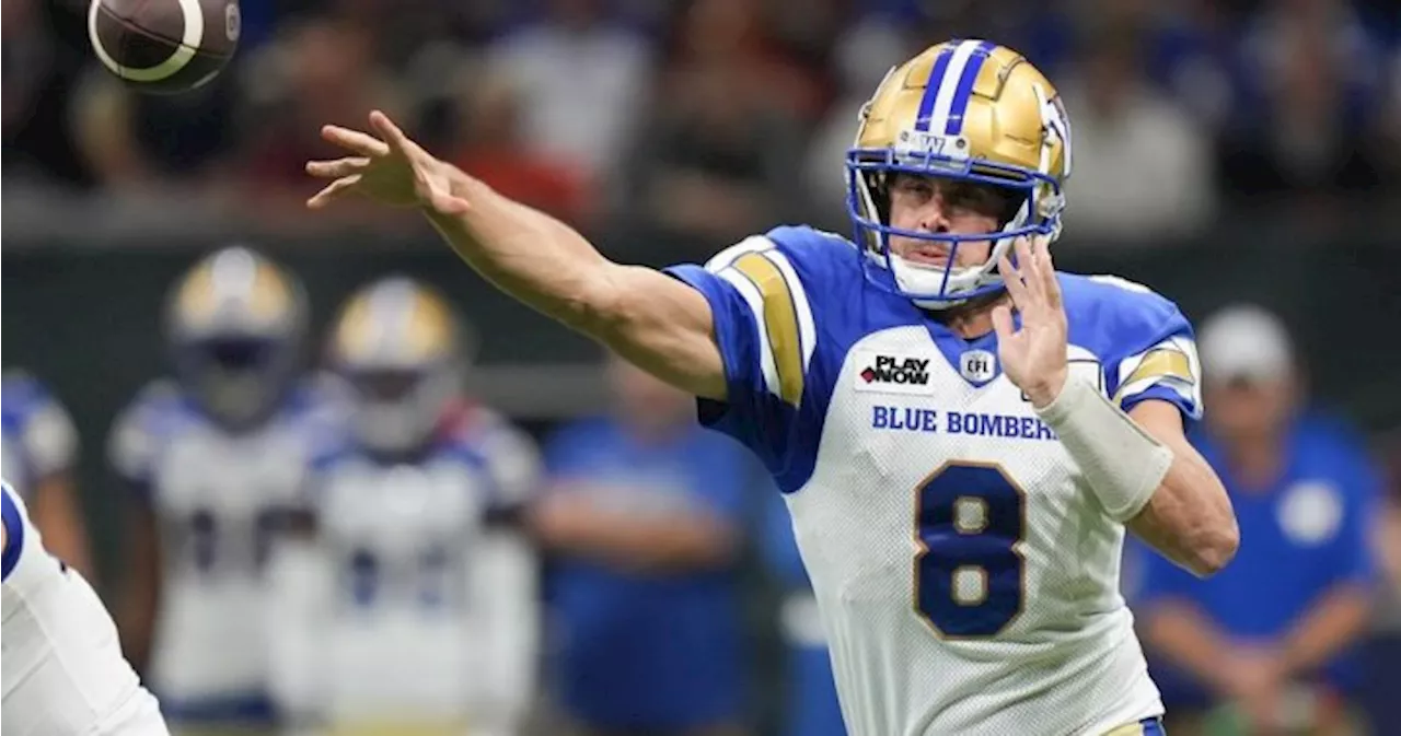 Winnipeg Blue Bombers host Edmonton Elks with West Division title in their sights