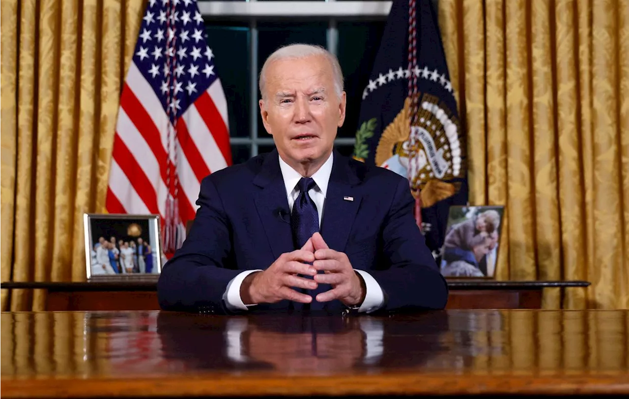 Biden calls for tens of billions in military aid for Israel, Ukraine during Oval Office address