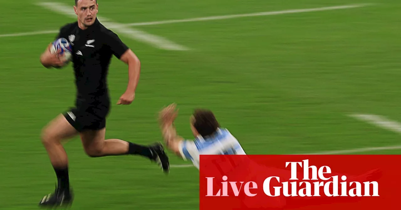 Argentina 6-44 New Zealand: Rugby World Cup 2023 semi-final