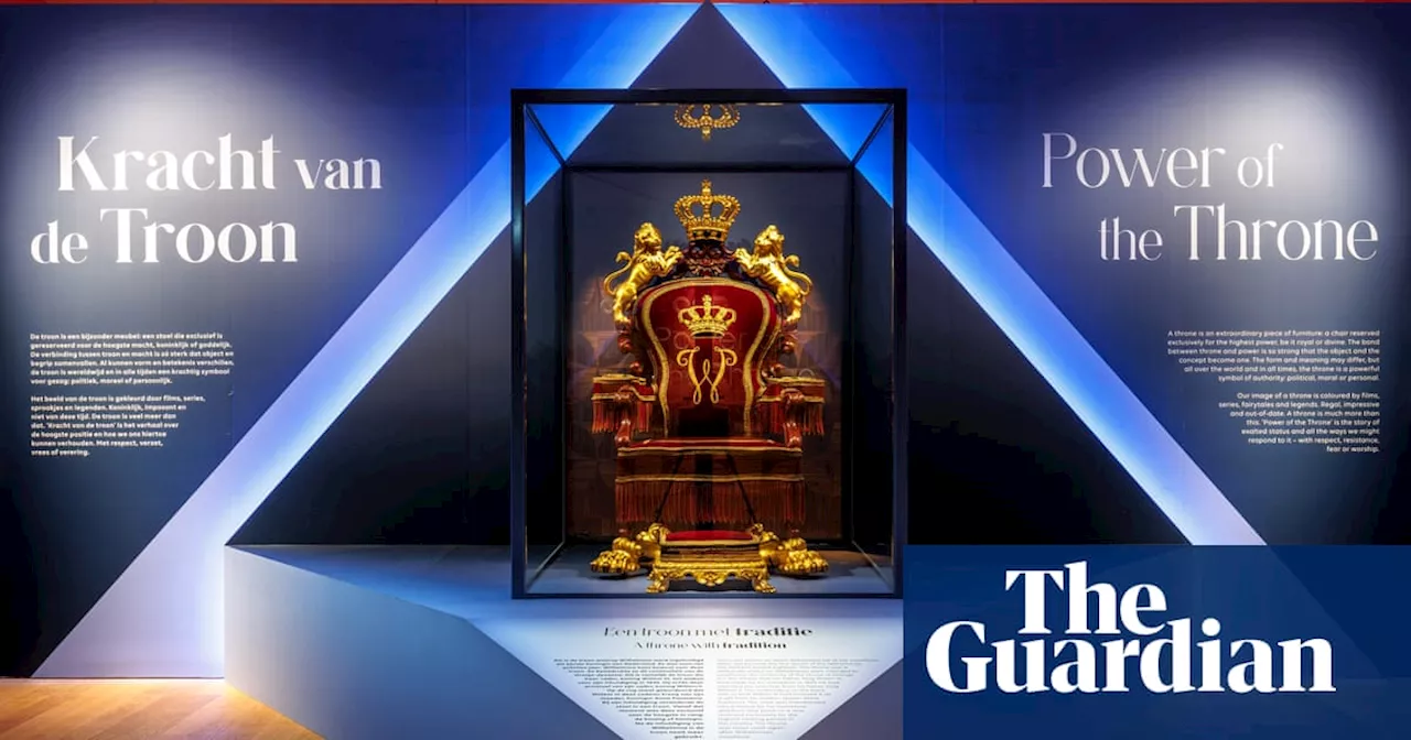 Dutch throne on display for first time as monarchy tries to win back public