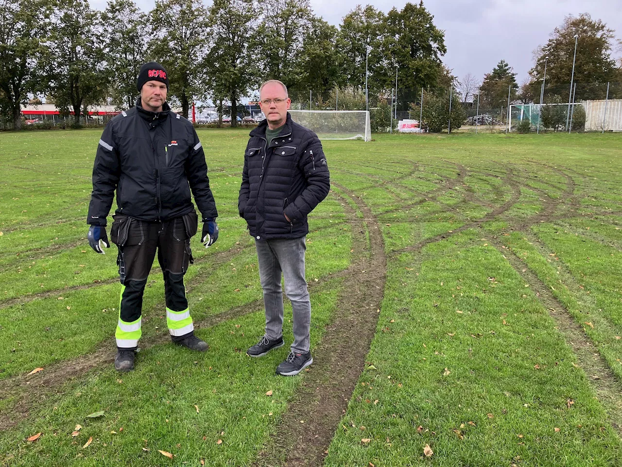 Planen där Halmia och HBK tränar förstörd: ”Tröttsamt”