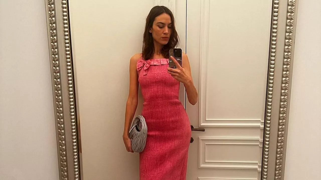 Alexa Chung has found the ultimate date night dress for autumn