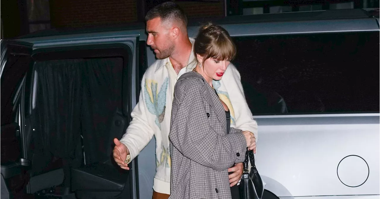 Travis Kelce Denies ‘Pushing’ Away Taylor Swift’s Security To Open Car Door For Her