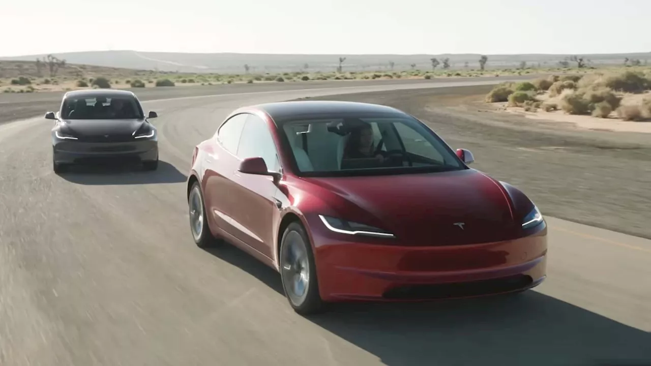 Here's How Motor Trend's Tesla Model 3 Highland 70 MPH Range Test Went