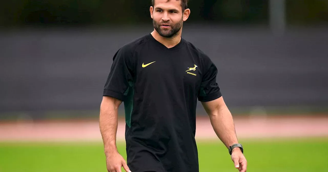 South Africa condemn death threat sent to scrumhalf Cobus Reinach