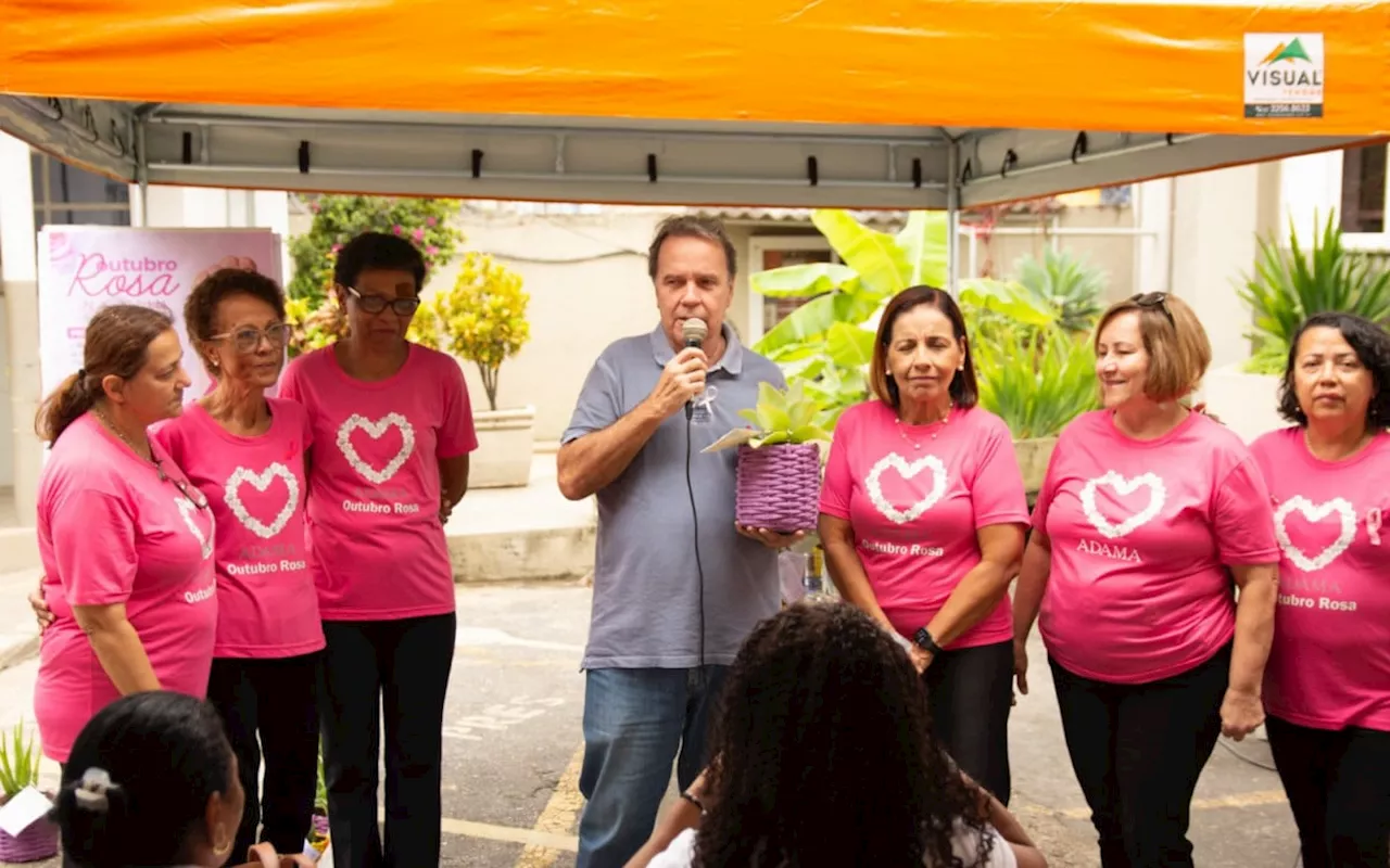 Campanha Outubro Rosa tem mais uma ação realizada na cidade