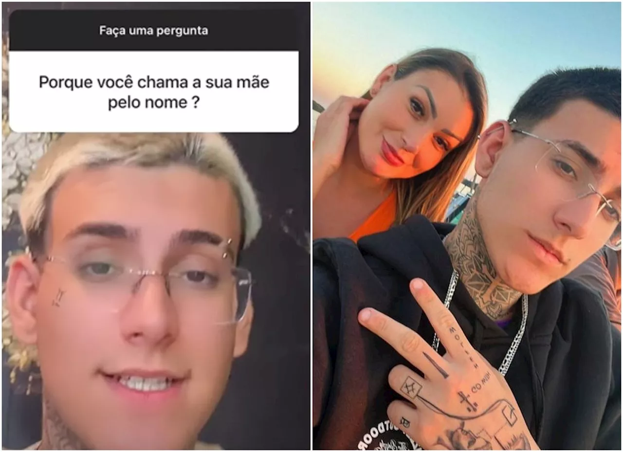 Filho de Andressa Urach revela não chamá-la de 'mãe' e explica motivo