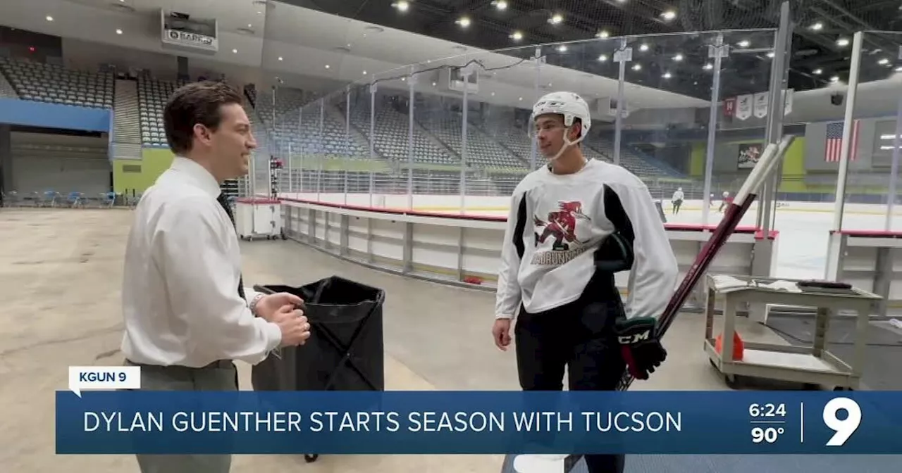 Why former Coyotes first round draft pick Dylan Guenther is starting the season in Tucson