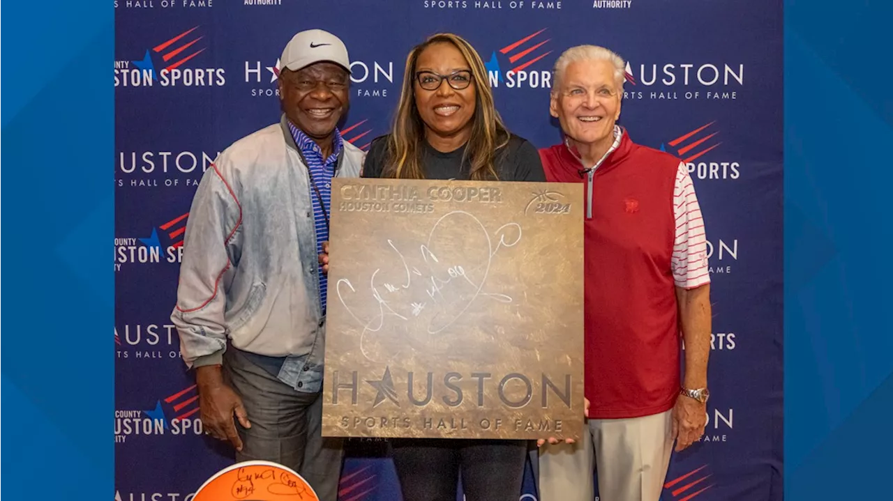 | WNBA legend Cynthia Cooper to be inducted in Houston Sports Hall of Fame