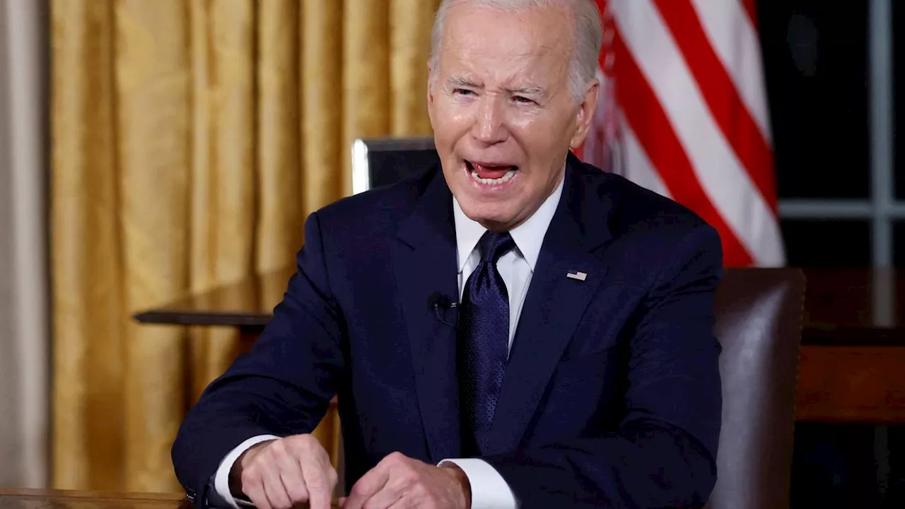 Biden vows American support for Israel, Ukraine in Oval Office address