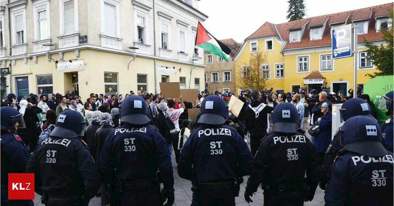 Trotz Untersagung:Palästina-Demonstration in Graz findet trotz polizeilicher Untersagung statt