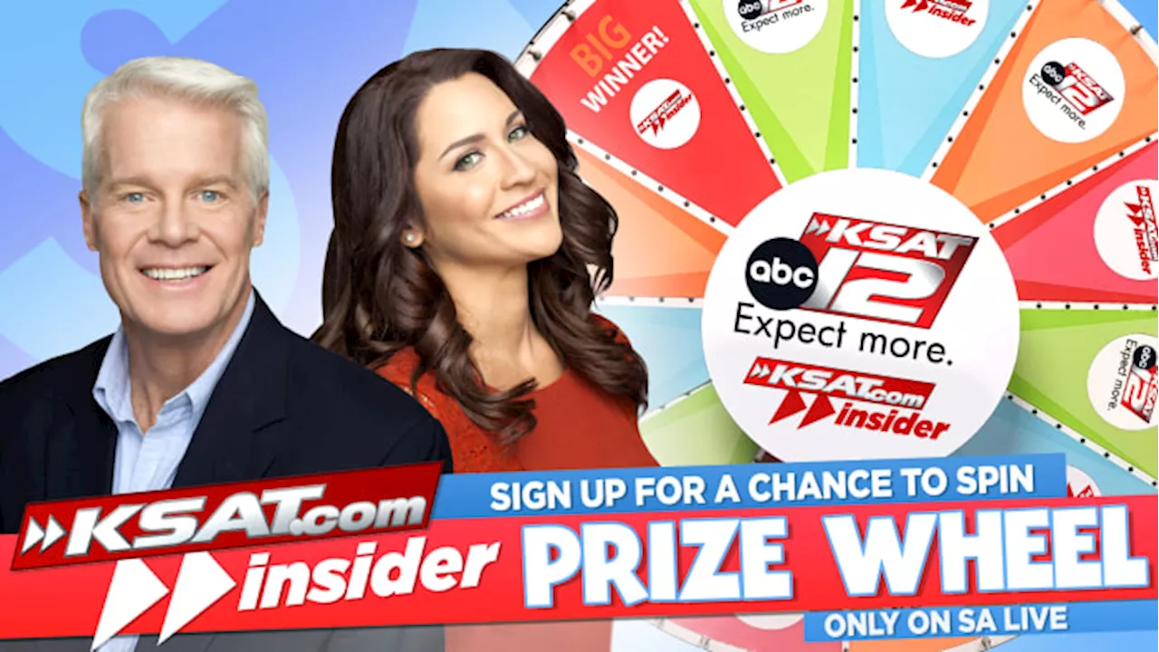 KSAT Insider Prize Wheel: Enter for a chance to spin and win on SA Live