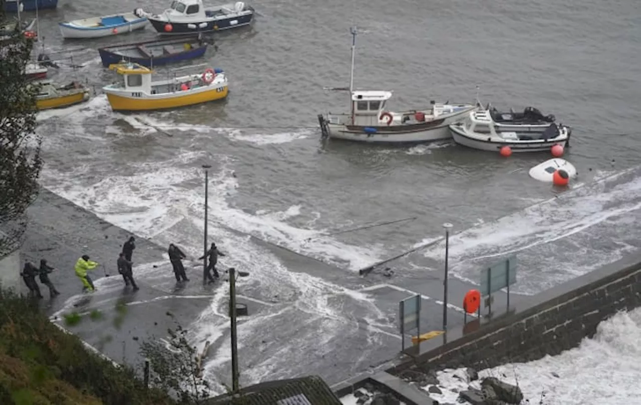 Northern Europe continues to brace for gale-force winds and floods