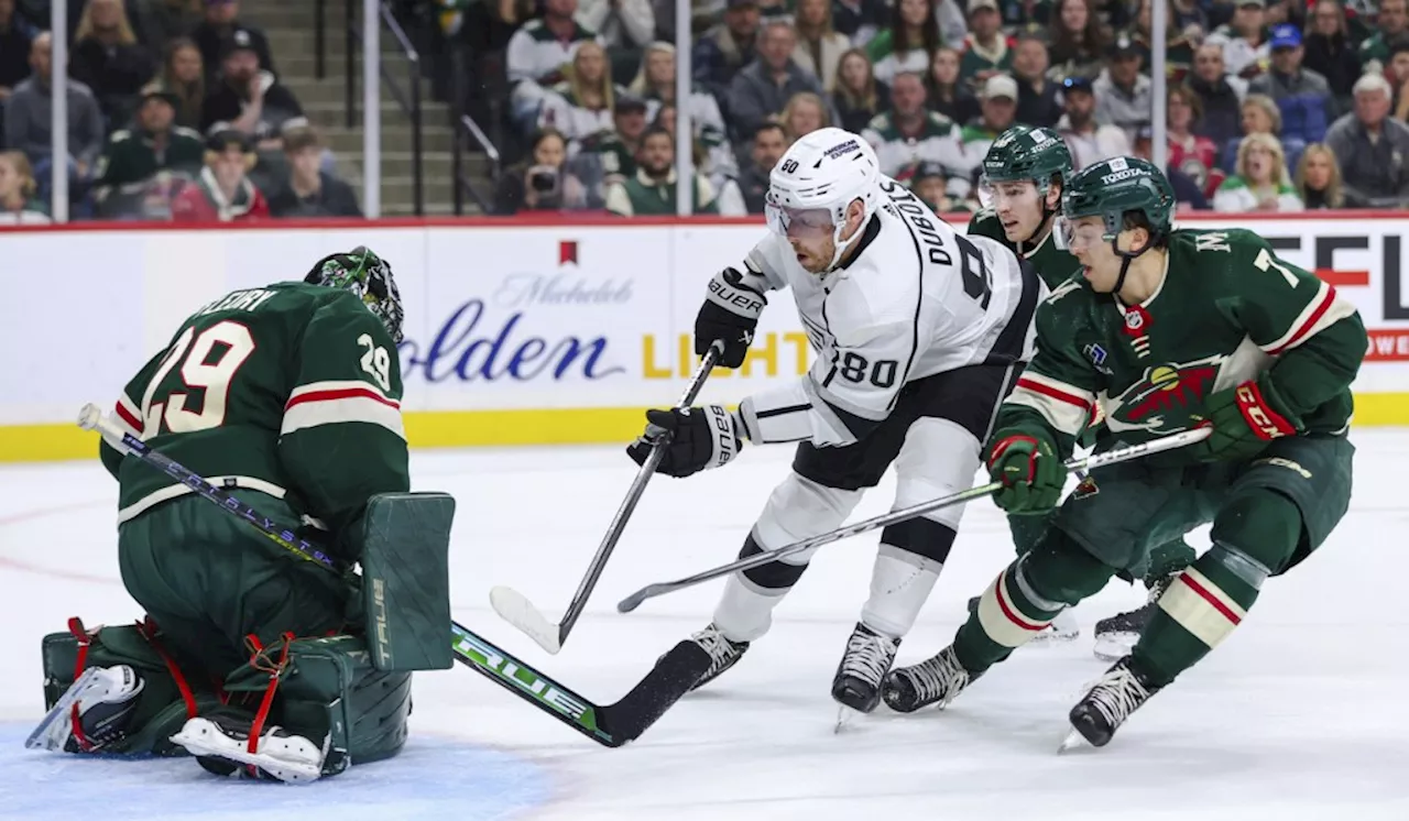 Pierre-Luc Dubois scores twice in 12 seconds as Kings beat Wild