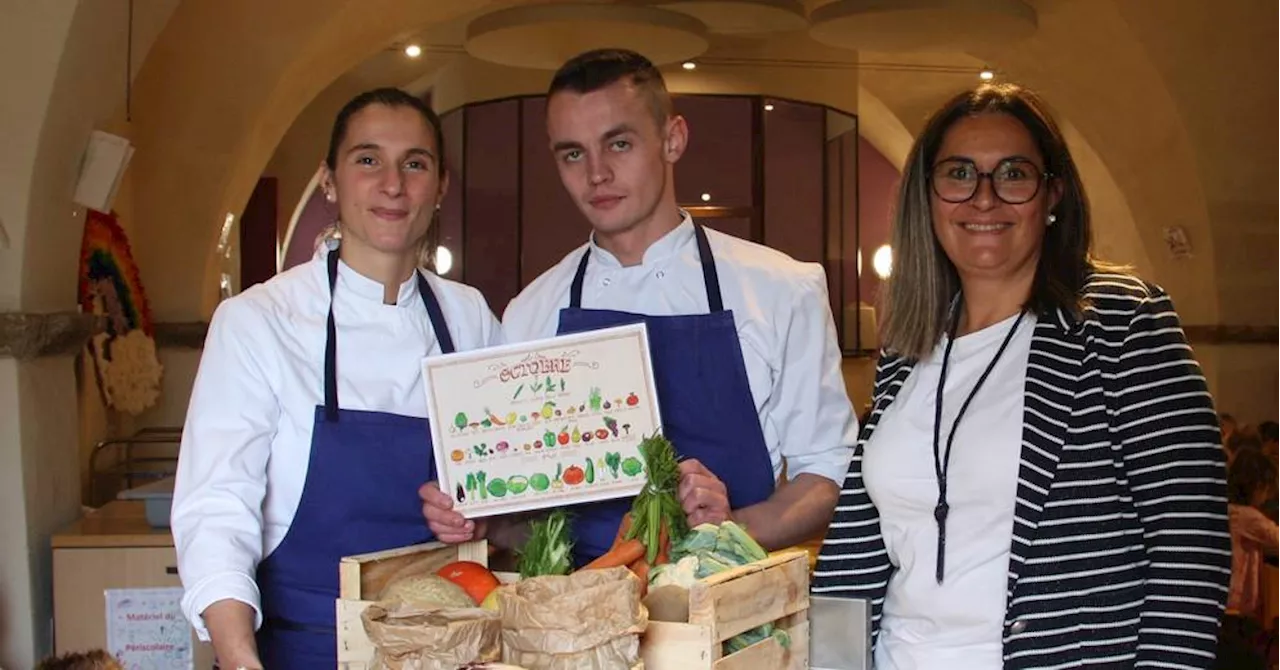 À Vernègues, la cheffe étoilée Julie Chaix débarque à la cantine pour mijoter des petits plats aux écoliers