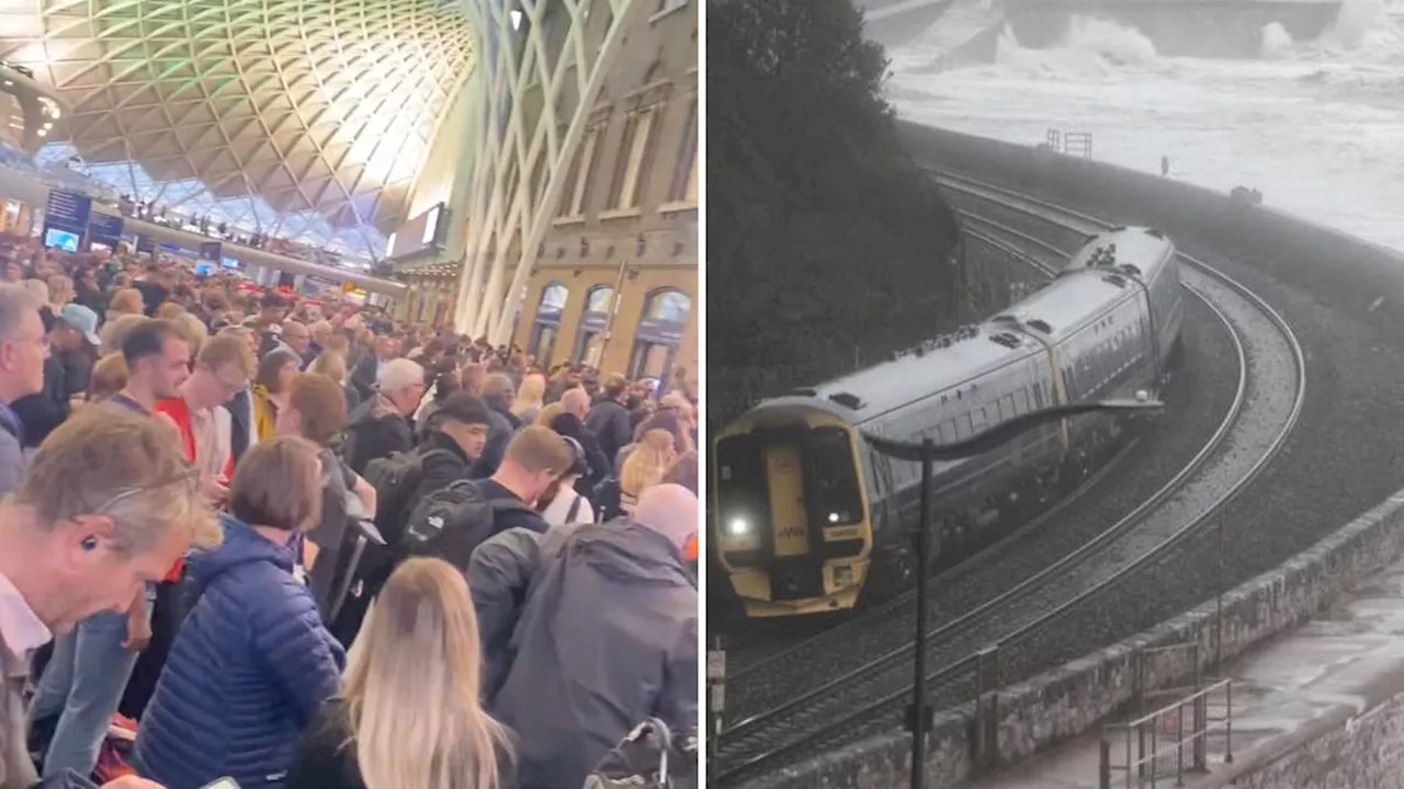 Chaos on Friday evening commute from Kings Cross as LNER says 'don't travel' due to Storm Babet